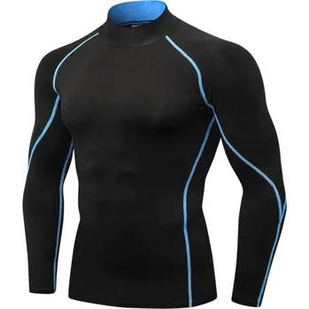 Pánské kompresní tričko F17841 modrá XXS