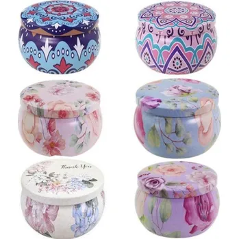 Sada plechových dóz 6 ks 2