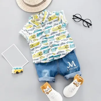 Chlapecká košile a kraťasy L1708 9-12 měsíců