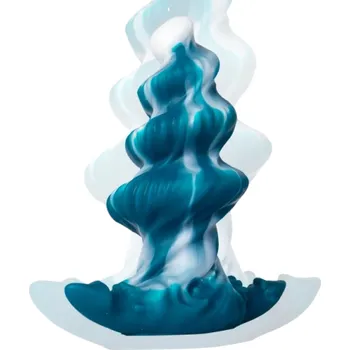 Vibrátor Zakroucený silikonový anální kolík velikost L s ergonomickým tvarem a diskrétním balením pro pohodlné použití