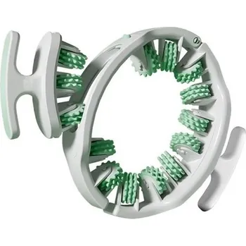 Masážní přístroj Anticelulitidní masážní váleček Masážní pomůcka na uvolnění svalů Masážní přístroj na celulitidu s odnímatelnou rukojetí pro masáž krku, paží a nohou Válec pro hlubokou masáž svalů 27,8 x 24,8 cm zelená