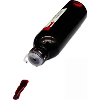 Karnevalový doplněk Lahvička umělé tmavé krve 30 ml