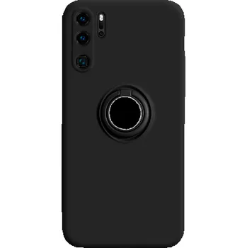 Pouzdro na mobilní telefon Magnetický silikonový kryt na Huawei P40 Lite černá