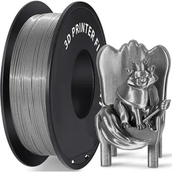 Sparkly PLA filament 1,75 mm 1 kg Třpytivý povrch Náplň do 3D tiskárny FDM Tisk dekorací Lesklé výtisky Hladké vrstvy stříbrná