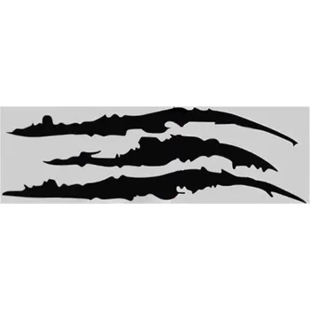 Samolepicí dekorace na vozidlo Samolepka na auto škrábance černá