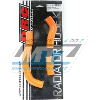 Hadice chladiče DRC RADIATOR HOSE KIT - DRC D47-01-867 - KTM 450SXF / 07-10 + 450SMR / 08-10 - oranžové (sada 3 ks) KTM SMR 450 2008-2009