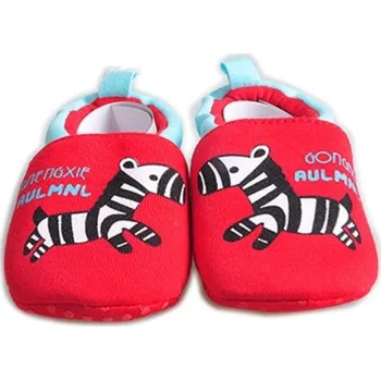 Dívčí bačkory Dětské capáčky se zebrou 12-18 měsíců