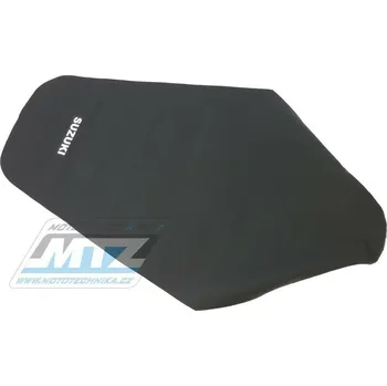 Moto sedlo Potah sedla UNI-1 (univerzální střih) - černý - s nápisem Suzuki BB0109STD-SUZ