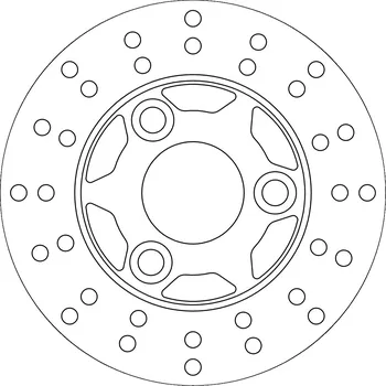 Brzda pro motocykl brzdový kotouč, NEWFREN YAMAHA CW 50 BWS 1995-1996