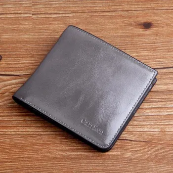 Peněženka Pánská kožená peněženka M460 šedá 2