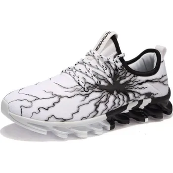 Pánská obuv Pánské tenisky v nádherném designu J973 bílo-černá 42