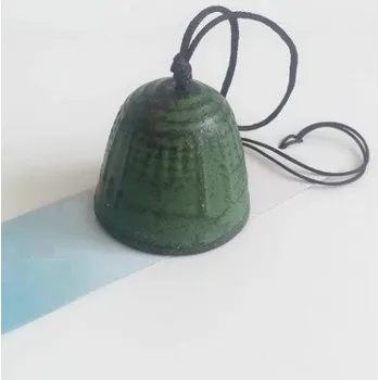 Zahradní dekorace Japonský větrný zvonek Furin tmavě zelená