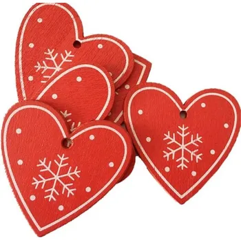 Vánoční dekorace Vánoční dekorace ve tvaru srdce J3471 2