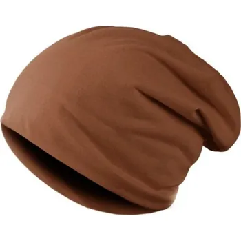 Čepice Jarní/podzimní unisex čepice J3496 světle hnědá