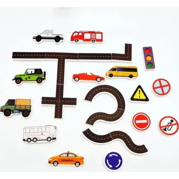 Nafukovací kruh Hračky do vany silnice 23 ks