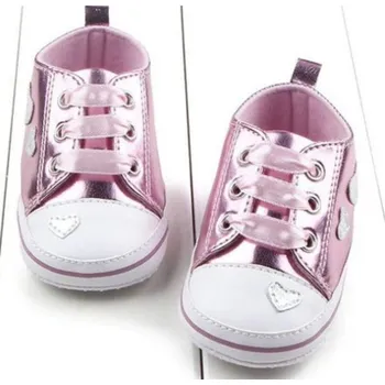 Dívčí obuv Dívčí tenisky se srdíčkem růžová 12-18 měsíců