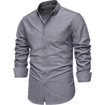 Pánská košile Pánská košile F454 šedá S