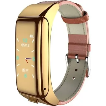 Chytré hodinky Chytré hodinky s handsfree K1332 zlatá