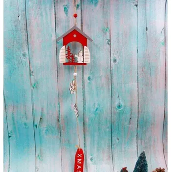 Vánoční dekorace Dřevěná dekorace chaloupka 3