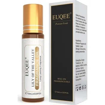 Dámský aromatický olej 10 ml s roll-on aplikátorem Malý přírodní parfém na pokožku Sladká vůně Cestovní balení Do kabelky Každodenní použití Lily of the valley