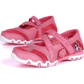 Dívčí obuv Dívčí sandály s princeznou tmavě růžová 24,5