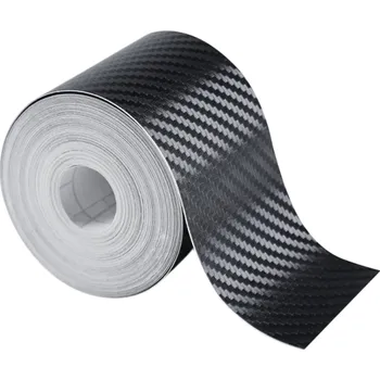 Nano carbon ochranná samolepicí páska 5 cm x 1 m Karbonová samolepka na auto Dveře Zrcátka Nárazníky Povrchy Vodotěsná Proti poškrábání