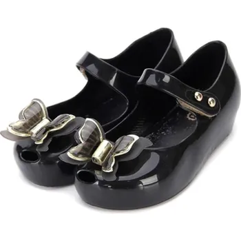 Dívčí sandály Dívčí gumové sandály s motýlem černá 25