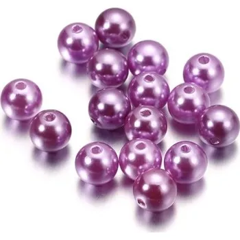 Dětské navlékací korálky Navlékací korálky 4 mm 500 ks světle fialová