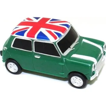 USB flash disk USB flash disk ve tvaru auta zelená 4GB