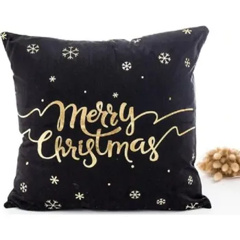 Dekorativní polštářek Povlak na polštář Merry Christmas J3399 2