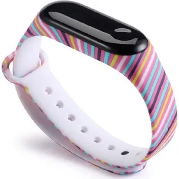 Silikonový řemínek pro Xiaomi Mi Band 3 / 4 s motivem 3