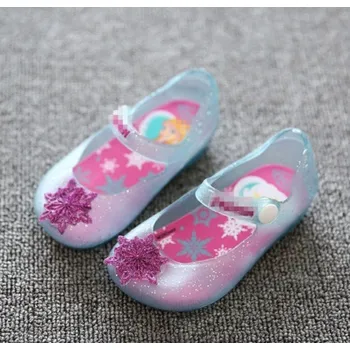 Dívčí sandály Dívčí sandály s vločkou světle modrá 20