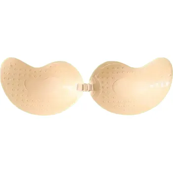 Podprsenka Samodržící nalepovací podprsenka Neviditelná push up podprsenka Silikonová nalepovací podprsenka béžova D