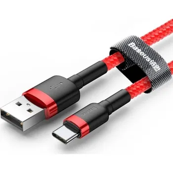 Datový kabel Rychlonabíjecí datový kabel USB-C / USB červená 3 m