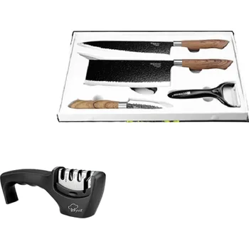 Kuchyňský nůž Sada kuchyňských nožů s brouskem 6 ks