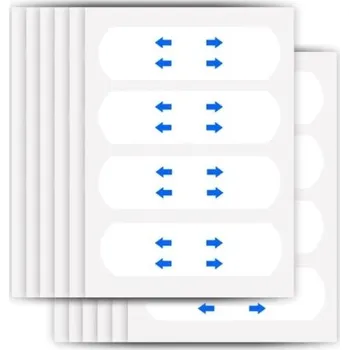 Liftigové náplasti na obličej Průhledné tenké náplasti na obličej Lepící páska na lifting obličeje Průhledná páska proti vráskám a povislé kůži 40 ks