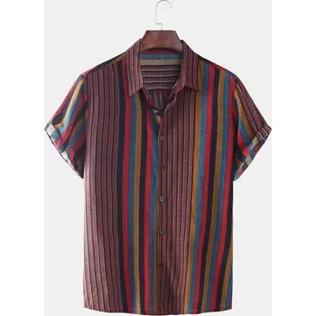 Pánská košile Pánská košile s krátkým rukávem F487 M 3