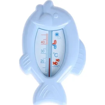 teploměr do vody pro miminko Dětský vodní teploměr ve tvaru rybičky J1256 modrá