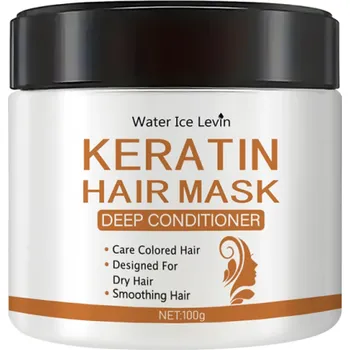 Vlasová regenerace Keratinová maska na suché a poškozené vlasy 100 g Intenzivní výživa Hydratace a regenerace Chrání barvené vlasy Péče o lámavé konečky