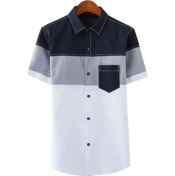 Pánská košile Pánská košile s krátkým rukávem F802 bílá S