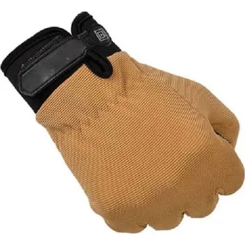 Rukavice Pánské rukavice se suchým zipem hořčicová