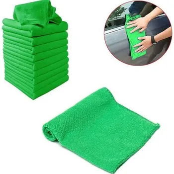 Sušicí ručník na auto 10 ks zelená