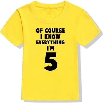 Dívčí tričko Dětské narozeninové tričko B1504 8 H