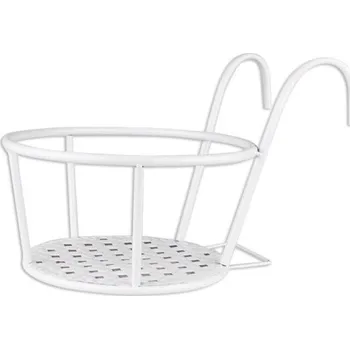 Stojan na květiny Závěsný stojan na květiny bílá