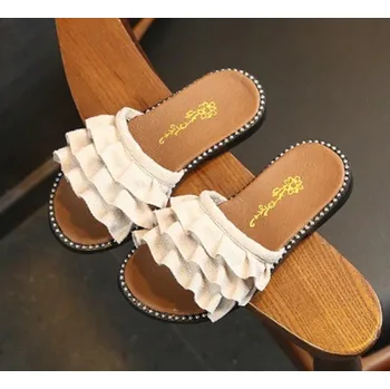 Dívčí pantofle Dívčí pantofle A2584 bílá 34