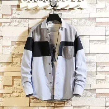 Pánská košile Pánská košile F763 světle modrá L