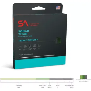 Muškařská šňůra Scientific Anglers Sonar Titan Triple Density I/S3/S5 WF-9-S