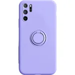 Magnetický silikonový kryt na Huawei P40 Lite fialová