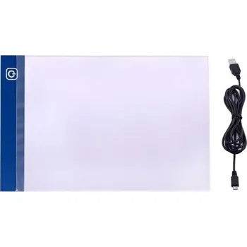 Skateboardová deska LED kreslicí deska modrá