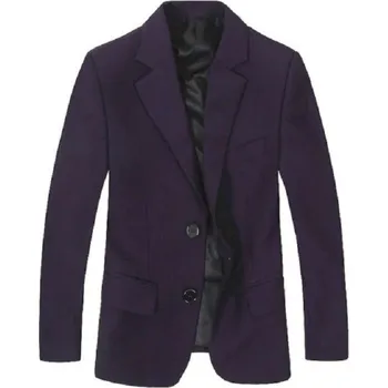 Chlapecký kabát Chlapecké sako B1354 tmavě fialová 8